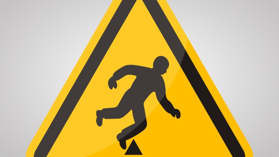 Signo de s&iacute;mbolo de riesgos laborales 